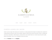 Tablet Screenshot of gardenlaurels.com